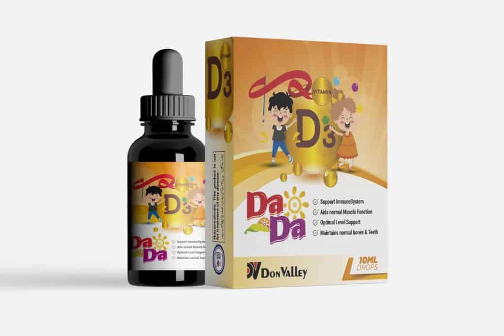 The Era of Nutraceuticals and Don Valley Pharmaceuticals 3 Da-Da Vitamin-D Drops
