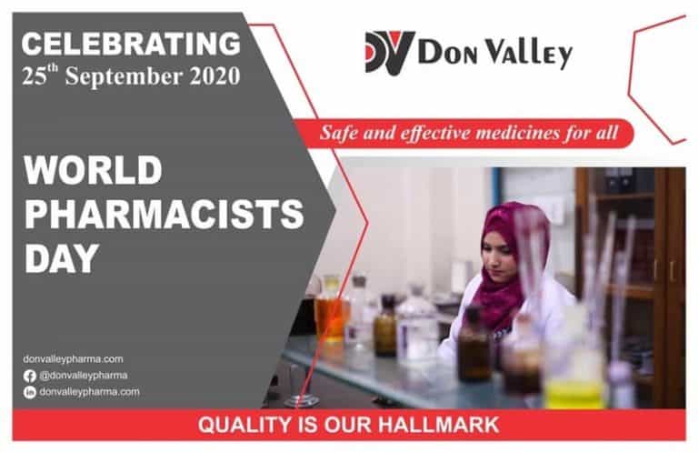 Don Valley Pharma celebrates World Pharmacists Day 2020