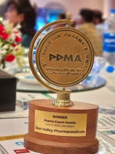 Pharma Export Awards 2023 - Don Valley Pharma